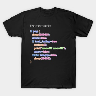 Pug source code T-Shirt